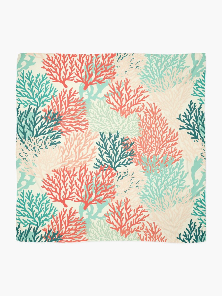 Thumbnail 2 von 3, Tuch, Coral Reef Pattern designt und verkauft von SideSignal.