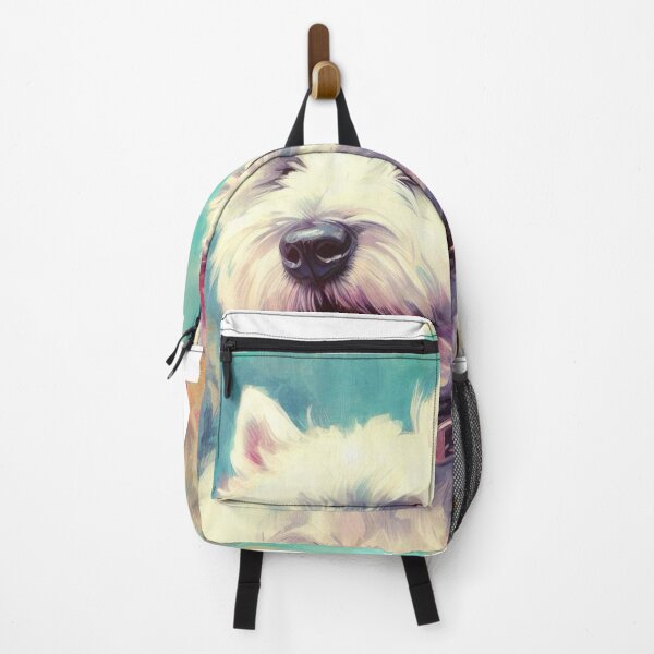 Item preview, Blocky Shape - Vintage Style West Highland Terrier Painting - Westie designed and sold by Star-Fragment.