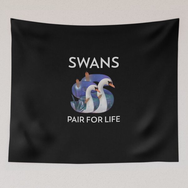 Item preview, Swans Pair for Life Animal Facts Fun Trivia Education designed and sold by StudioTVDinners.