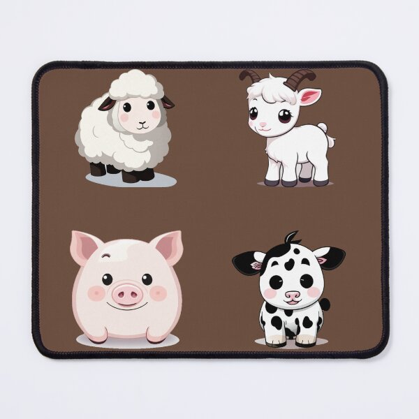 Item preview, Cute Farm Animals designed and sold by MineCats.