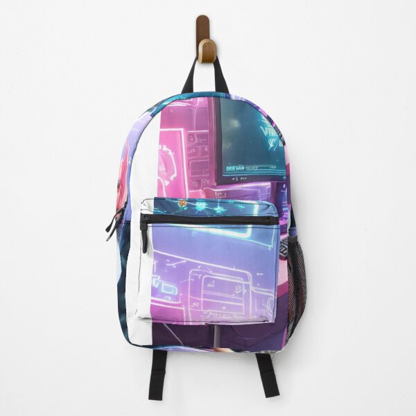 Item preview, Cute Gamer Girl in Neon Room  designed and sold by Butler in the Home.