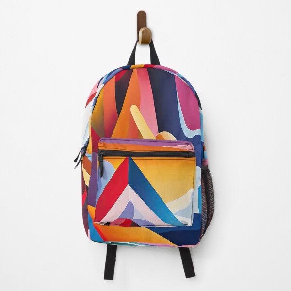 Item preview, Explore "Simplistic & Minimalistic Alps" with Bauhaus Flair and Vivid Colors designed and sold by ArtificialGenes.