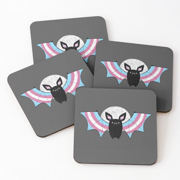 Item preview, Pride Bat - Trans designed and sold by RainbowGeekShop.