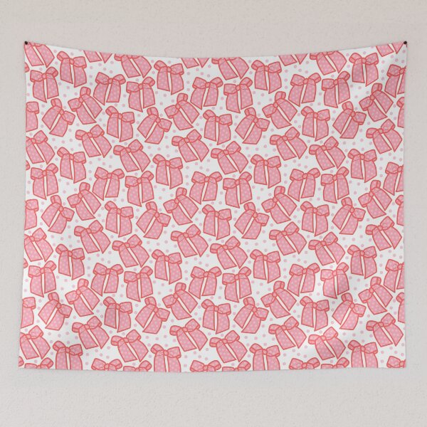Item preview, pink polka dot bows designed and sold by Kosinskaya.