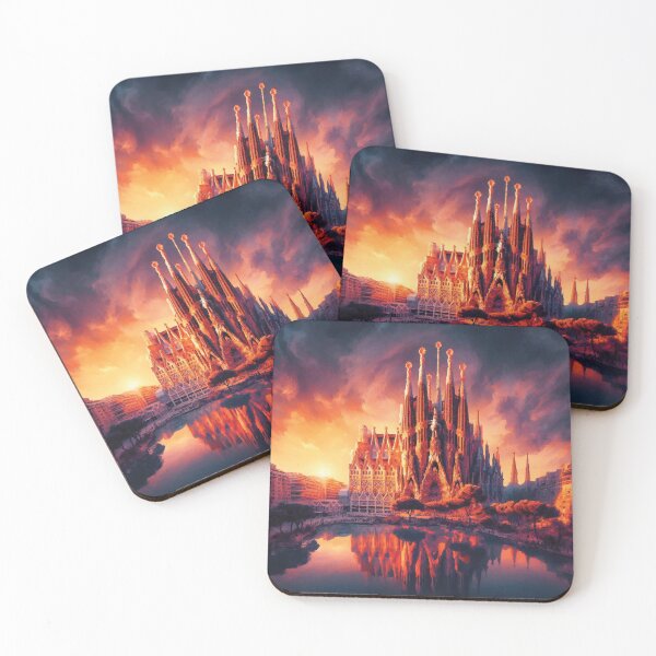 Item preview, Sagrada Familia at Sunset designed and sold by badguyduh.