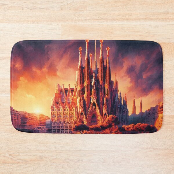 Item preview, Sagrada Familia at Sunset designed and sold by badguyduh.