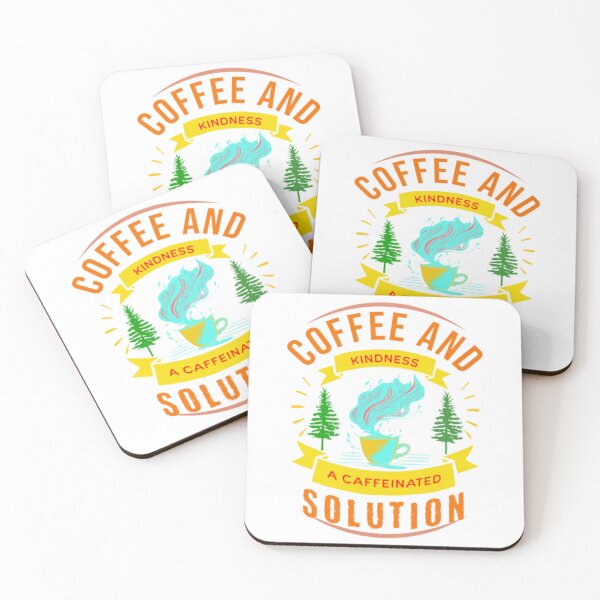 Item preview, coffee and kindness a caffeinated solution designed and sold by jonmobo.