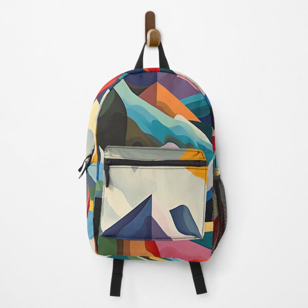 Item preview, Explore "Simplistic & Minimalistic Alps" with Bauhaus Flair and Vivid Colors designed and sold by ArtificialGenes.