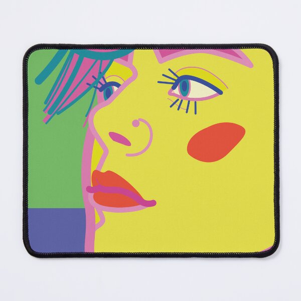 Item preview, a female face with bright makeup designed and sold by Kosinskaya.