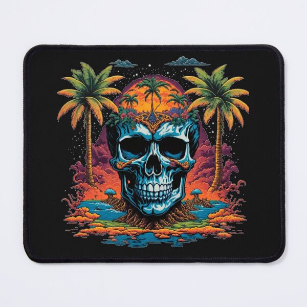 Item preview, Funny Island Dreamscape Skull designed and sold by tawscolors.
