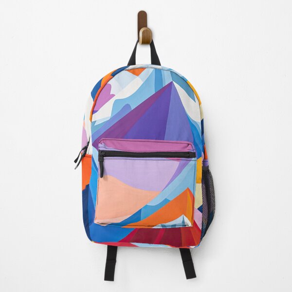 Item preview, Explore "Simplistic & Minimalistic Alps" with Bauhaus Flair and Vivid Colors designed and sold by ArtificialGenes.