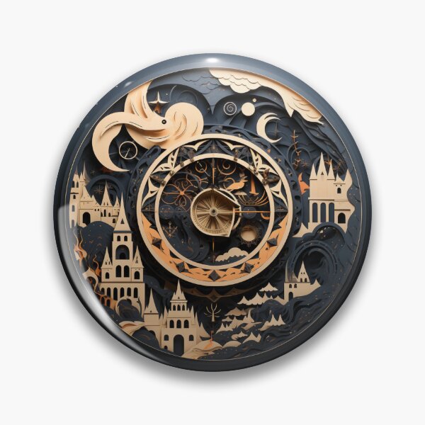Item preview, Time machine paper cut craft designed and sold by Marten-Store.