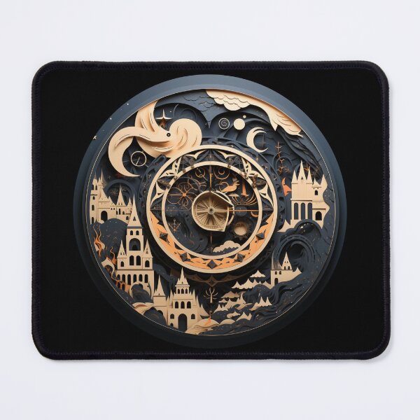 Item preview, Time machine paper cut craft designed and sold by Marten-Store.