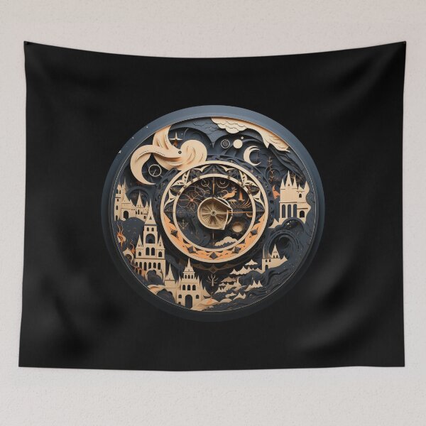 Item preview, Time machine paper cut craft designed and sold by Marten-Store.