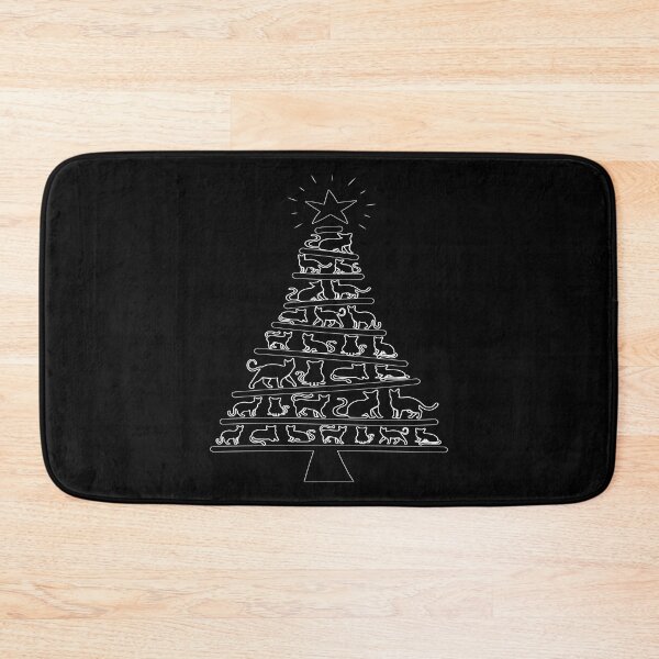 Artikelvorschau, Katzenliebhaber. Niedliche und lustige Katzen-Drucke, Baum-Weihnachten entworfen und verkauft von momoworlddesign.