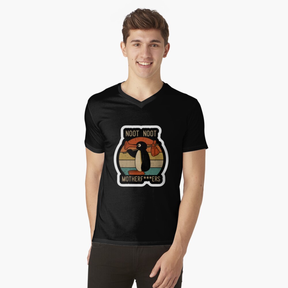 Vista previa del artículo con la obra «Camiseta de cuello en V», diseñado y vendido por Brindoom.