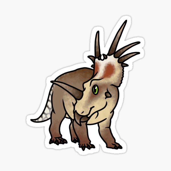 Item preview, Cute Styracosaurus designed and sold by saradrawspaleo.