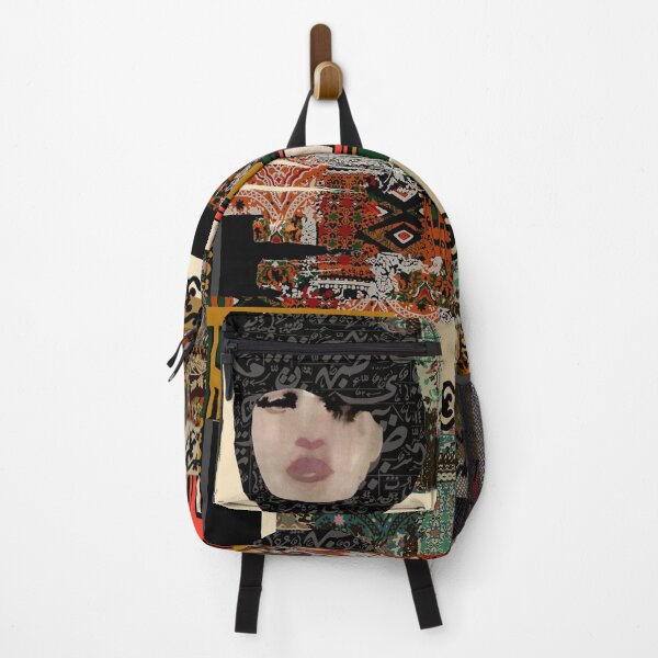 Item preview, arabic woman abstract ethnic patchwork pattern designed and sold by alimsahinoglu.