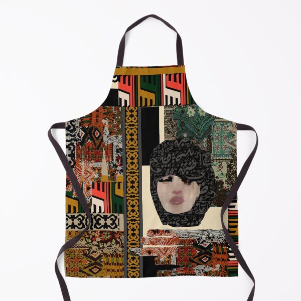 Item preview, arabic woman abstract ethnic patchwork pattern designed and sold by alimsahinoglu.
