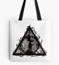 HP Hallows - The tale of 3 brothers - wand, cloak , stone Tote Bag