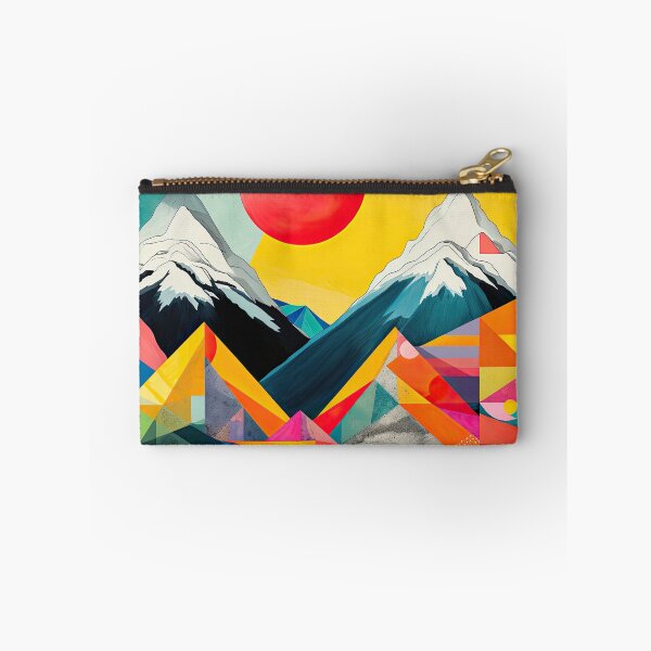 Item preview, Explore "Simplistic & Minimalistic Alps" with Bauhaus Flair and Vivid Colors designed and sold by ArtificialGenes.