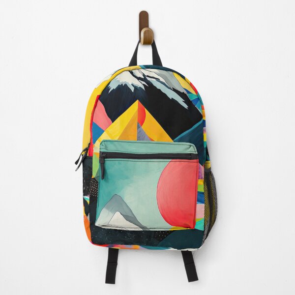 Item preview, Explore "Simplistic & Minimalistic Alps" with Bauhaus Flair and Vivid Colors designed and sold by ArtificialGenes.
