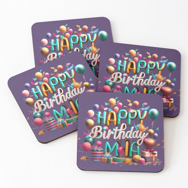 Item preview, Happy Birthday Mia designed and sold by hiddenlink.