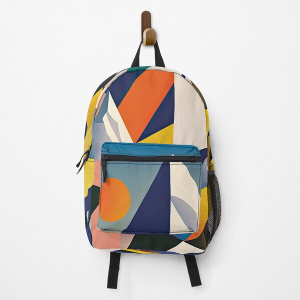 Item preview, Explore "Simplistic & Minimalistic Alps" with Bauhaus Flair and Vivid Colors designed and sold by ArtificialGenes.