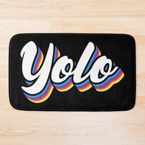Item preview, Yolo retro txt designed and sold by Krissys-Art.