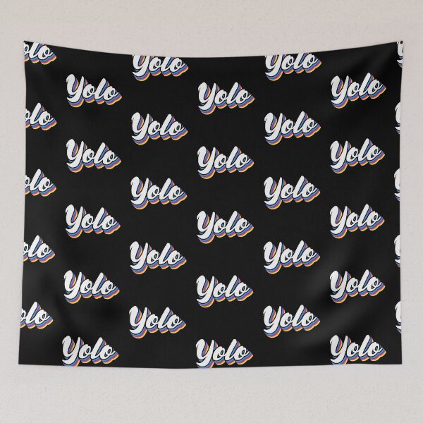 Item preview, Yolo retro txt designed and sold by Krissys-Art.