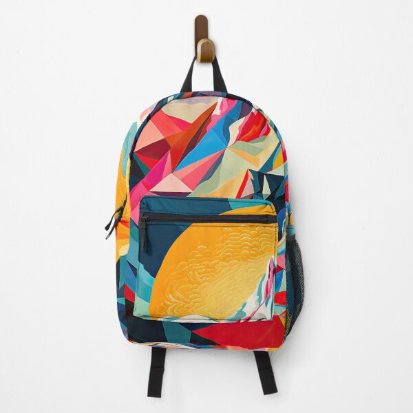 Item preview, Explore "Simplistic & Minimalistic Alps" with Bauhaus Flair and Vivid Colors designed and sold by ArtificialGenes.