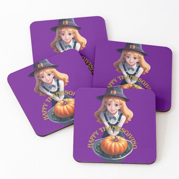 Item preview, Comic Girl's Thanksgiving Plate designed and sold by AgarutanPrint.