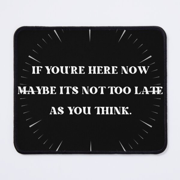 Item preview, Here and now clock designed and sold by Psycheclothing.
