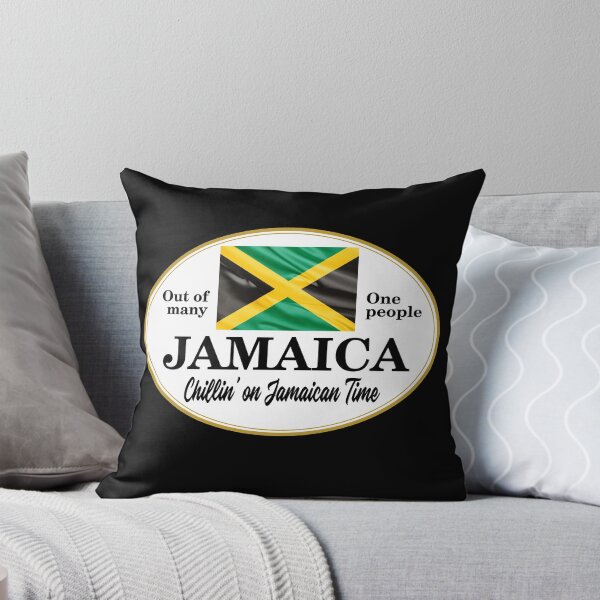 Item preview, Jamaica  Chillin' on Jamaican Time -  Flag of  Jamaica designed and sold by obedtheartist.