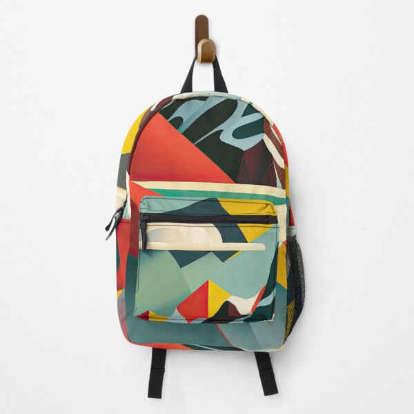 Item preview, Explore "Simplistic & Minimalistic Alps" with Bauhaus Flair and Vivid Colors designed and sold by ArtificialGenes.