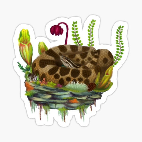 Item preview, Eastern Massasauga and Purple Pitcher Plants designed and sold by Lily Hamilton.