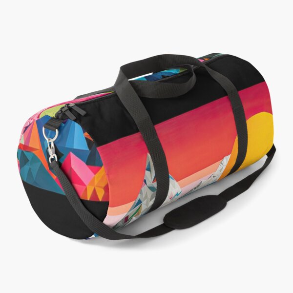 Item preview, Explore "Simplistic & Minimalistic Alps" with Bauhaus Flair and Vivid Colors designed and sold by ArtificialGenes.