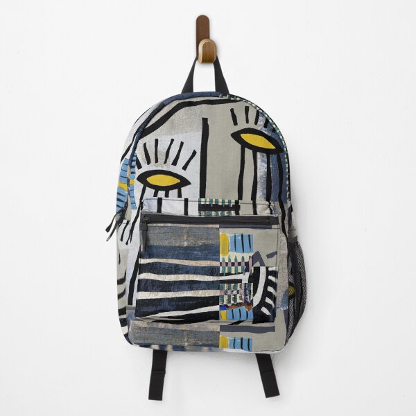 Item preview, abstract face ethnic patchwork pattern designed and sold by alimsahinoglu.