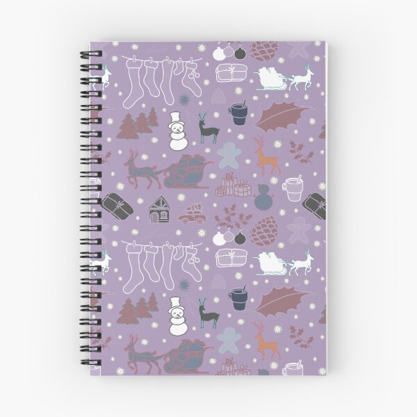 Item preview, Enchanted Christmas Wonderland Pattern on Light Purple designed and sold by ara-designs.