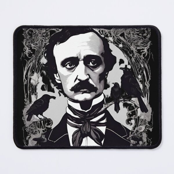 Item preview, Edgar Allan Poe Portrait designed and sold by Promethean Fire Print Shop.