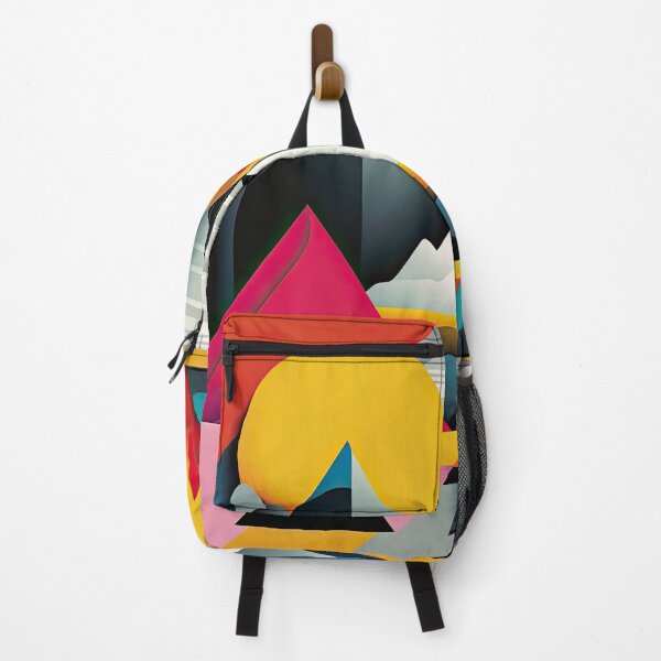 Item preview, Explore "Simplistic & Minimalistic Alps" with Bauhaus Flair and Vivid Colors designed and sold by ArtificialGenes.