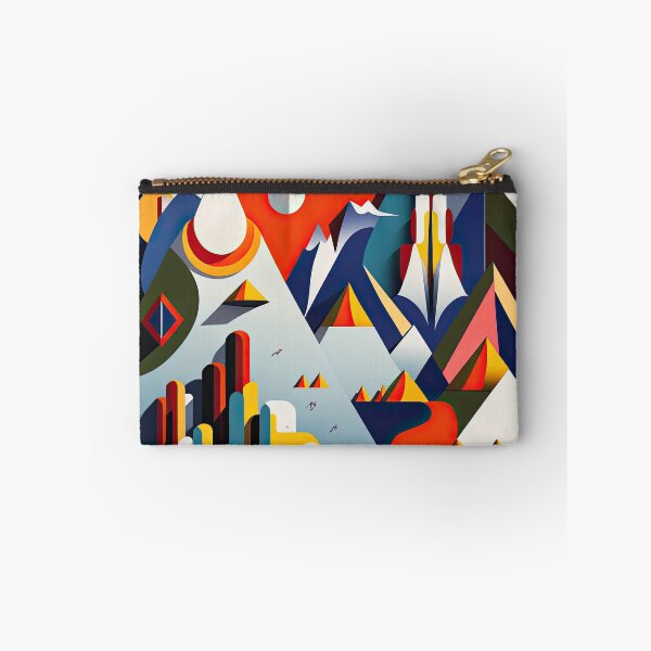 Item preview, Explore "Simplistic & Minimalistic Alps" with Bauhaus Flair and Vivid Colors designed and sold by ArtificialGenes.