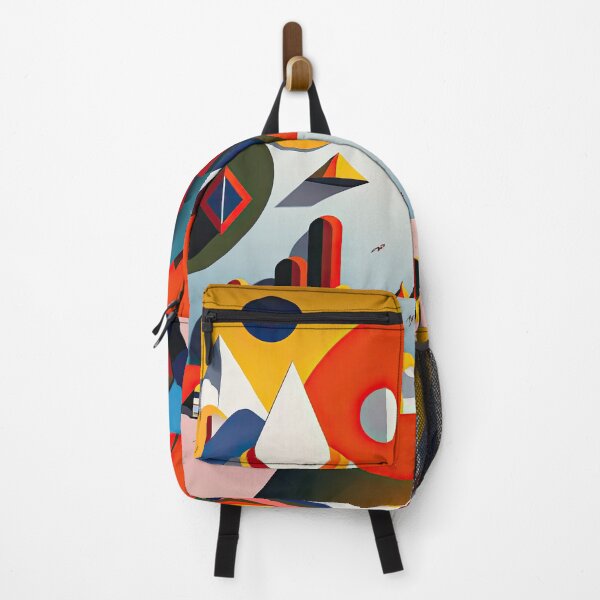 Item preview, Explore "Simplistic & Minimalistic Alps" with Bauhaus Flair and Vivid Colors designed and sold by ArtificialGenes.