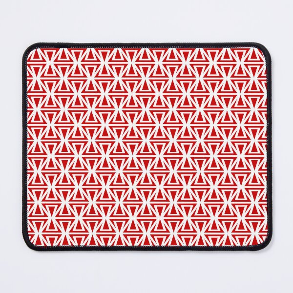 Item preview, TRI-HARD.TRIANGLE REPEAT PATTERN. RED. designed and sold by 5hertz.