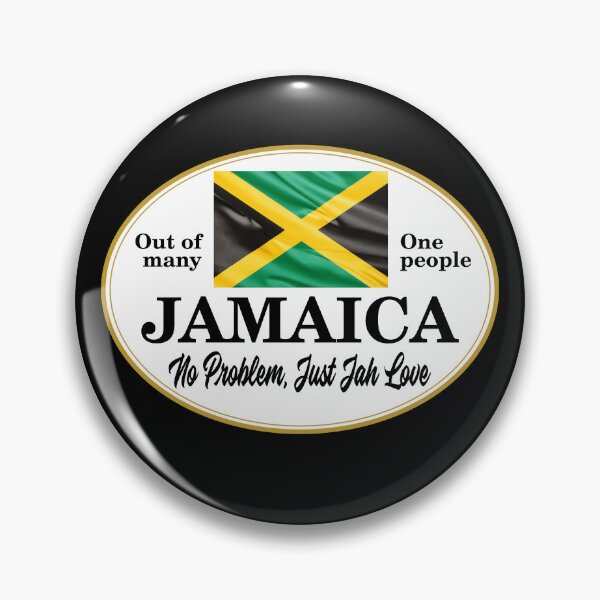 Item preview, Jamaica No Problem, Just Jah Love  Flag of  Jamaica designed and sold by obedtheartist.