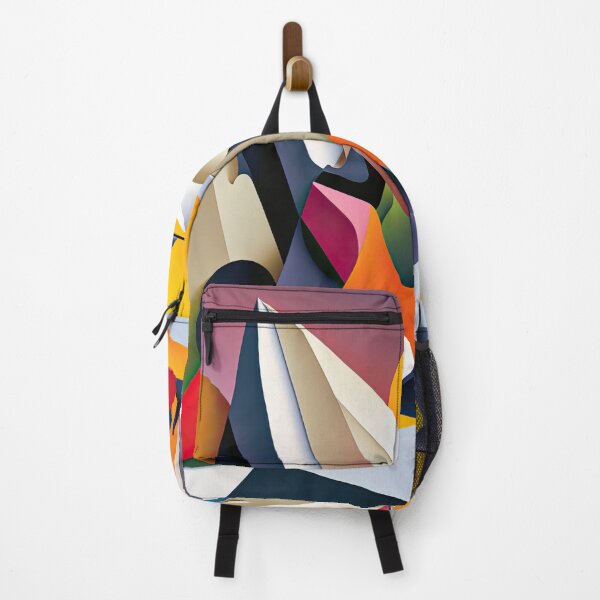 Item preview, Explore "Simplistic & Minimalistic Alps" with Bauhaus Flair and Vivid Colors designed and sold by ArtificialGenes.