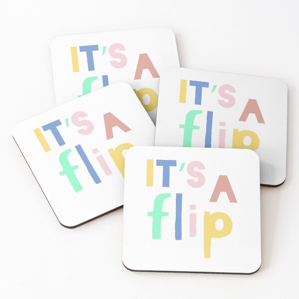 Item preview, It's a Flip Online Seller Colorful Merch designed and sold by wugnia.