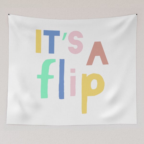 Item preview, It's a Flip Online Seller Colorful Merch designed and sold by wugnia.