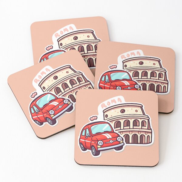 Item preview, Rome Colosseum and Car | Italy Travel designed and sold by Covo Studio.