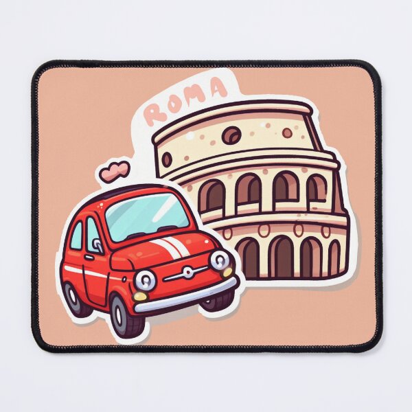 Item preview, Rome Colosseum and Car | Italy Travel designed and sold by Covo Studio.